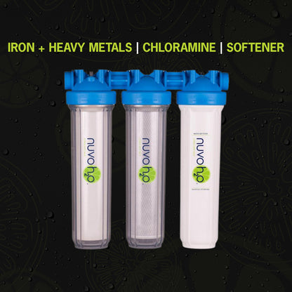 Nuvo H2O Manor Trio Water Softener + Chloramine + Iron